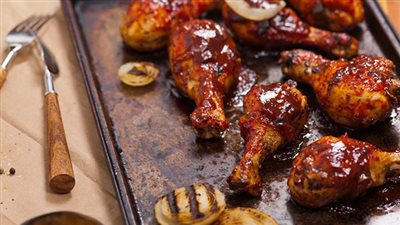 طريقة عمل دجاج باربكيو مدخن للرجيم