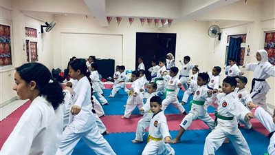 الكاراتيه بمركز شباب الصفوة بالاسكندرية