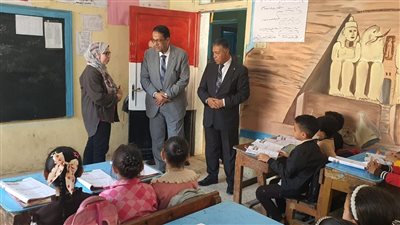 وكيل تعليم الغربية يتابع سير الدراسة بمدارس قرى غرب المحلة 