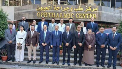 رئيس جامعة المنصورة يبحث سبل التعاون مع رئيس جامعة الفلوجة العراقية 