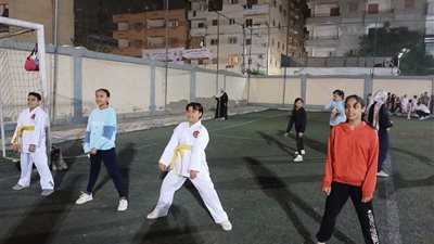 الجمباز والكاراتيه بمركز شباب طوسون