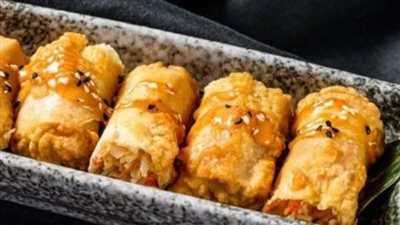 سبرنج رول بالجمبري والخضار