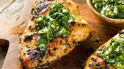 طريقة عمل دجاج مشوي بالكزبرة والليمون للرجيم