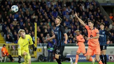 تعادل ناري بين برشلونة وكلوب بروج في دوري أبطال أوروبا 