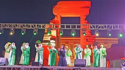 حفل افتتاح مهيب لمهرجان قنا للفنون والحرف التراثية في أحضان معبد دندرة