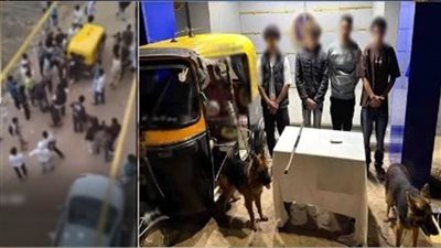 ضبط طرفي مشاجرة بالأسلحة البيضاء والكلاب بالغربية