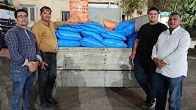 ضبط طن سماد معبأ في شكائر مقلدة لشركة أسمدة بالفيوم 