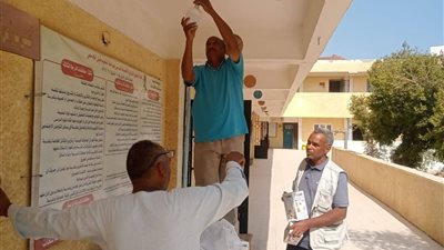 استمرار أعمال   تجهيز المقرات الانتخابية بسفاجا