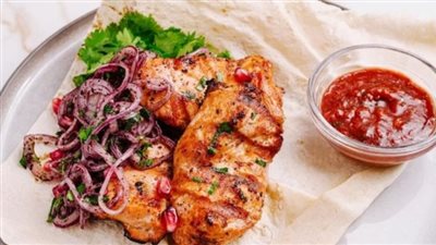 طريقة تحضير دجاج تكا بالفرن