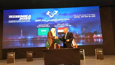 وزيرا النقل في مصر والسعودية يوقعان مذكرة تفاهم بشان تبادل الخبرات في مجال الطرق