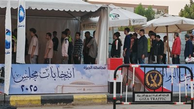 بالصور.. استمرار توافد الناخبين على اللجان بالدقي مع استئناف التصويت 