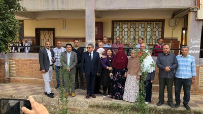 محافظ الدقهلية يتفقد سير العمل بمدرسة نوسا الغيط الإعدادية 