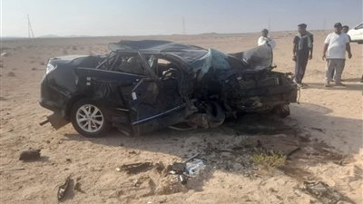 مصرع ابن مرشح الدائرة الثالثة بالبحر الأحمر وابن  شقيقته بحادث سيارة بصريق مرسى علم 