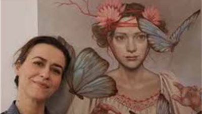 الرسامة الدنماركية ليزا لاش نيلسن تبدي انبهارها بالمقاصد السياحية المصرية 