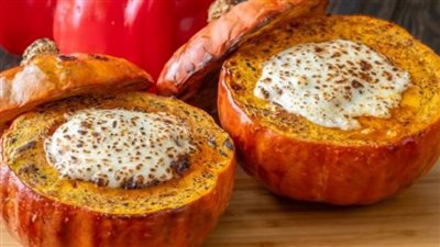 محشي اليقطين باللبن