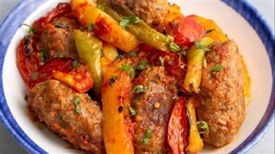 طريقة عمل صينية كفتة بالخضار| سريعة ولذيذة