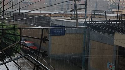 عواصف رعدية مصحوبة بأمطار غزيرة على محافظة الدقهلية