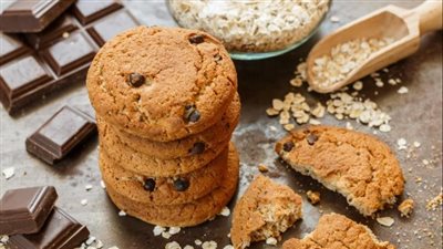 كوكيز الشوفان والموز الصحي| بدون سكر أو دقيق
