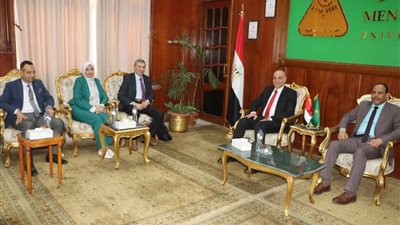 جامعة المنوفية الهيئة القومية لضمان جودة التعليم والاعتماد لتجديد اعتماد 3 كليات