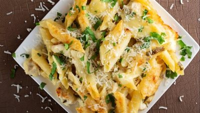 طريقة تحضير المكرونة بالبشاميل واللحم المفروم