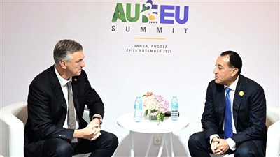 رئيس الوزراء يلتقي نظيرة الكرواتى