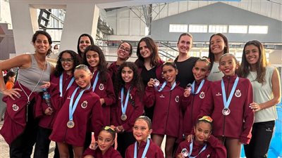 الصيد يحصد المراكز الاولى فى بطولة القاهرة للسباحة التوقيعية