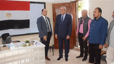 محافظ الغربية يتفقد لجان قرى مركز طنطا لانتخابات مجلس النواب