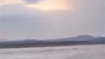 أمطار غزيرة بالشيخ الشاذلى في البحر الأحمر 