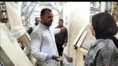 وكيل تموين البحيرة تتفقد مطحن سلندرات كفر الدوار