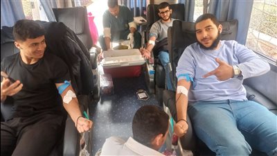 بتجميع 295 كيس دم.. 