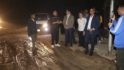 وزير الثقافة يتفقد موقع حريق ديكور مسلسل “الـكينج