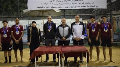 صيد الدقي يتوج ببطولة الجيزة للكرة الطائرة الشاطئية تحت 15 سنة