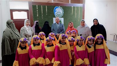 مدير تعليم الفيوم يفتتح معرض أنشطة رياض الأطفال ضمن الاحتفالات بعيد الطفولة 