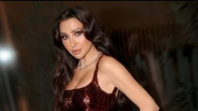 الألماس يعكس فخامة فستان جيسي عبدو