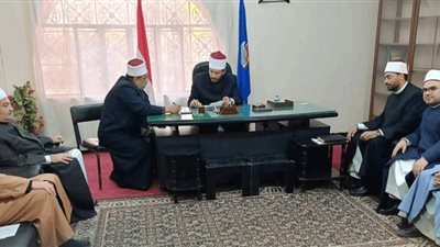 اجتماع قيادة أوقاف البحيرة بوحدة الدعوة الإلكترونية لبحث تطوير العمل الدعوي الرقمي