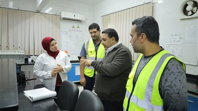زيارة مفاجئة لرئيس شركة مياه البحيرة لمحطة الرحمانية الجديدة