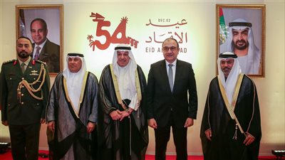  وزير قطاع الأعمال العام يشارك في حفل سفارة دولة الإمارات بالقاهرة 