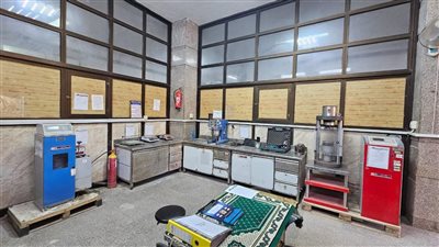 تجديد اعتماد معملي الخرسانة المسلحة والمنشآت الثقيلة وخواص المواد بهندسة طنطا 