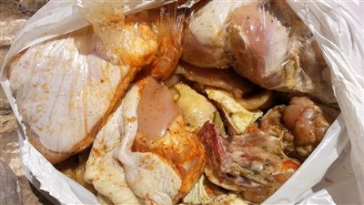 ضبط 68 كيلو لحوم دواجن غير صالحة للاستهلاك بالفيوم 