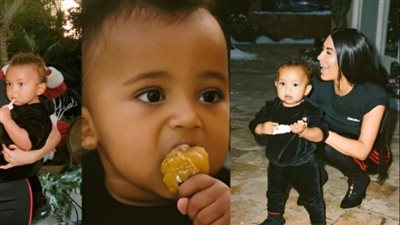 كيم كارداشيان تحتفل بعيد ميلاد ابنها سانت العاشر برسالة مؤثرة