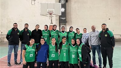 آنسات سلة الجياد تفوز على بلدية المحلة بدورى السلة 