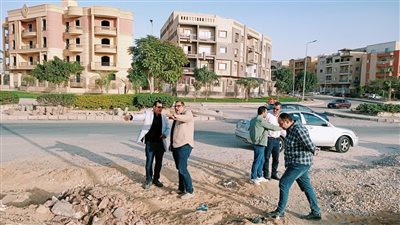 جهاز الشروق يواصل أعمال رفع كفاءة طريق الحرية