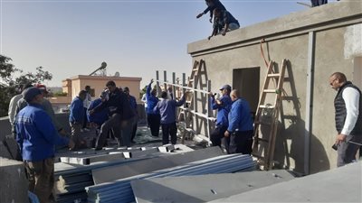 إزالة فورية لمخالفة بنائية بمدينة الرحاب في القاهرة الجديدة