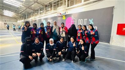 فرق البنين والبنات بأزهر الإسماعيلية يحصدان المراكز الاولى بكرة السلة