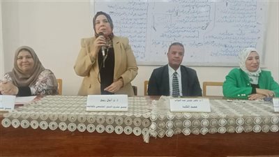  استمرار فعاليات مشروع التنور المجتمعي بكلية الخدمة الاجتماعية بالفيوم