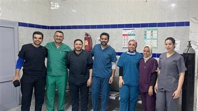 إنقاذ حياة مصاب بطلق ناري اخترق عضلات ظهره بالإسكندرية 