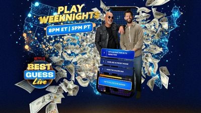 نتفليكس تُطلق Best Guess Live أول برنامج ألعاب يومي على الهاتف 