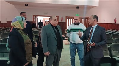 بالصور.. خالد اللبان يتفقد عدداً من المواقع الثقافية في المنيا