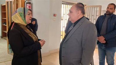 خالد اللبان يتفقد المواقع الثقافية بالمنيا