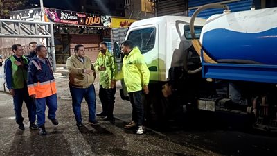 رئيس مياه البحيرة يتفقد تمركزات فرق الطوارئ لمواجهة الأمطار ونوّة قاسم